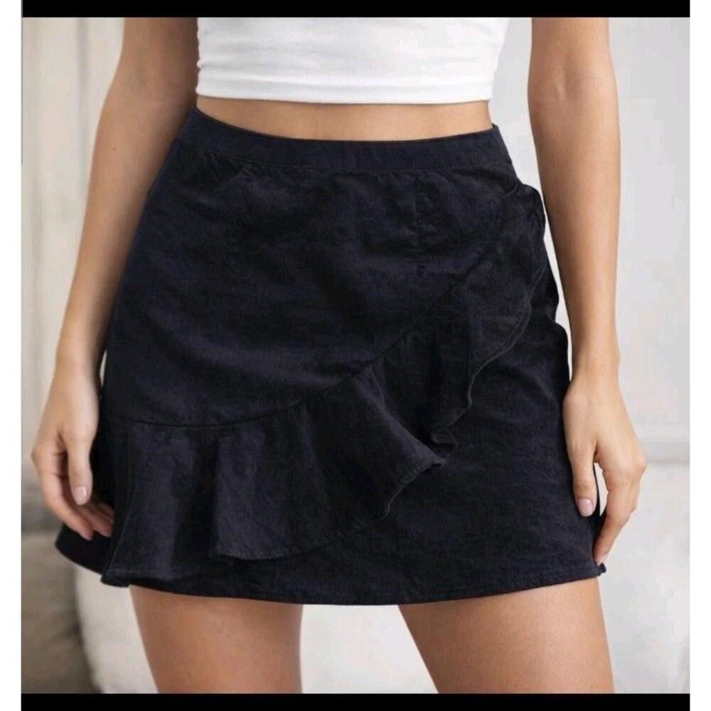 BP velour Mini Skirt Size S